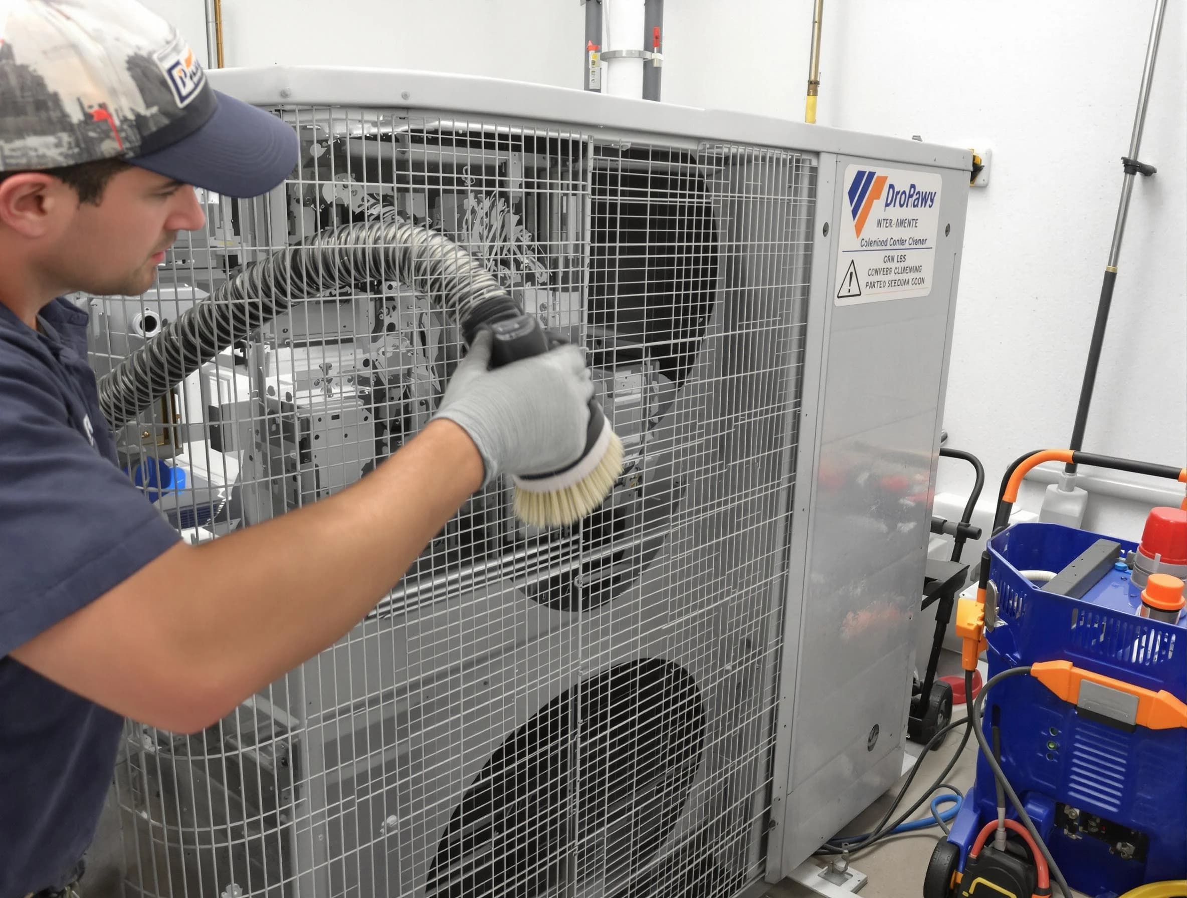 Anthem Air Duct Cleaning specialist performing precision AC coil cleaning for improved system performance in Anthem