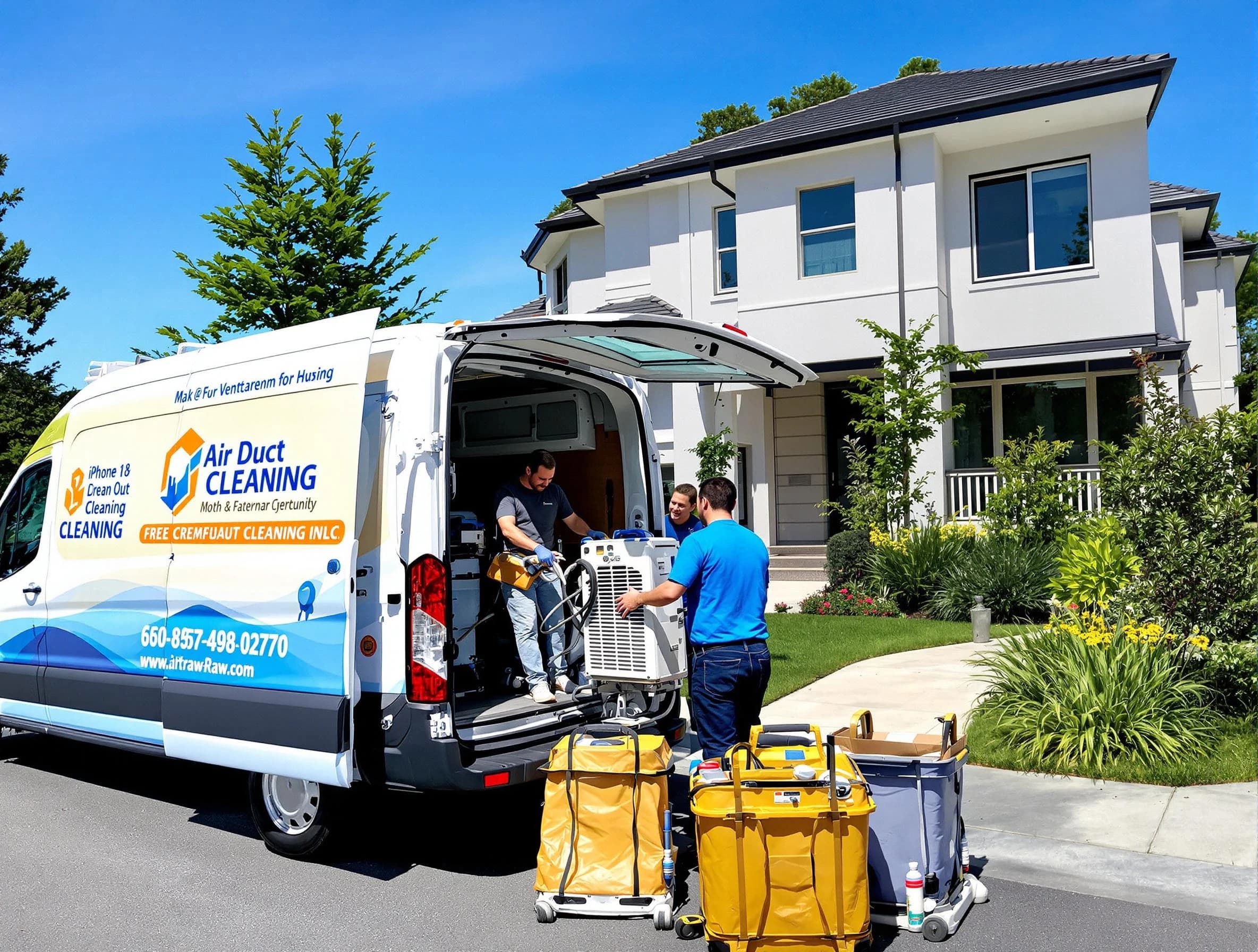 Anthem Air Duct Cleaning technician performing professional air duct cleaning in Anthem
