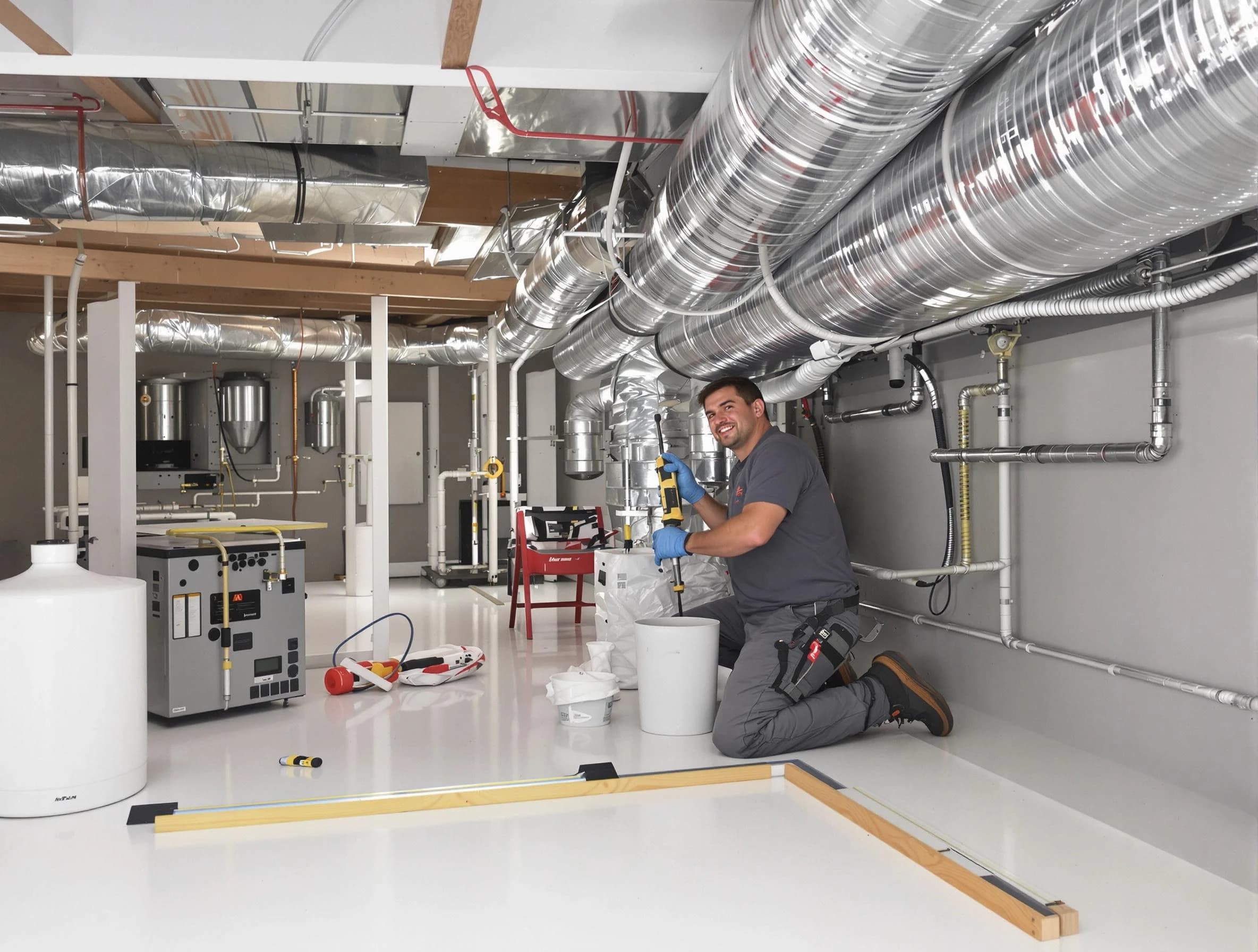 Professional duct sealing service by Anthem Air Duct Cleaning in Anthem