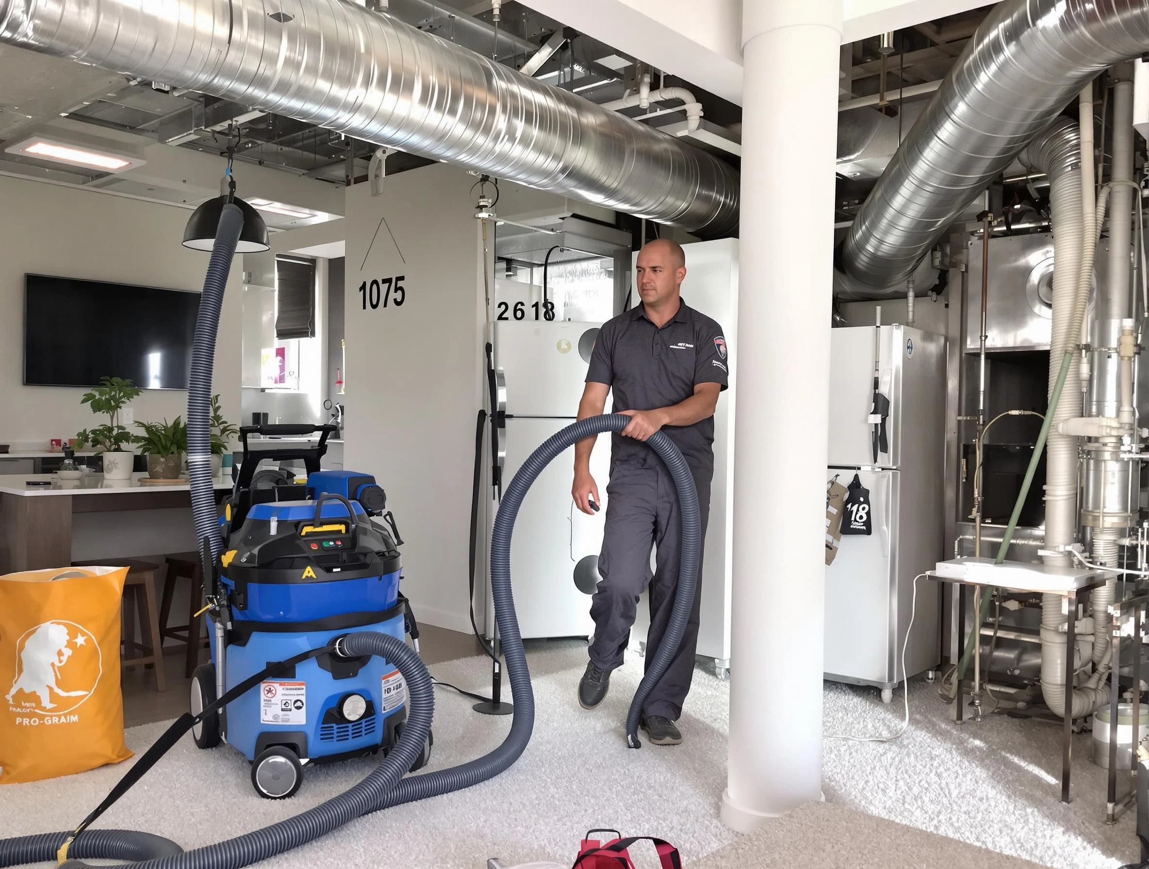 Anthem Air Duct Cleaning expert performing detailed indoor duct cleaning for improved air quality in Anthem