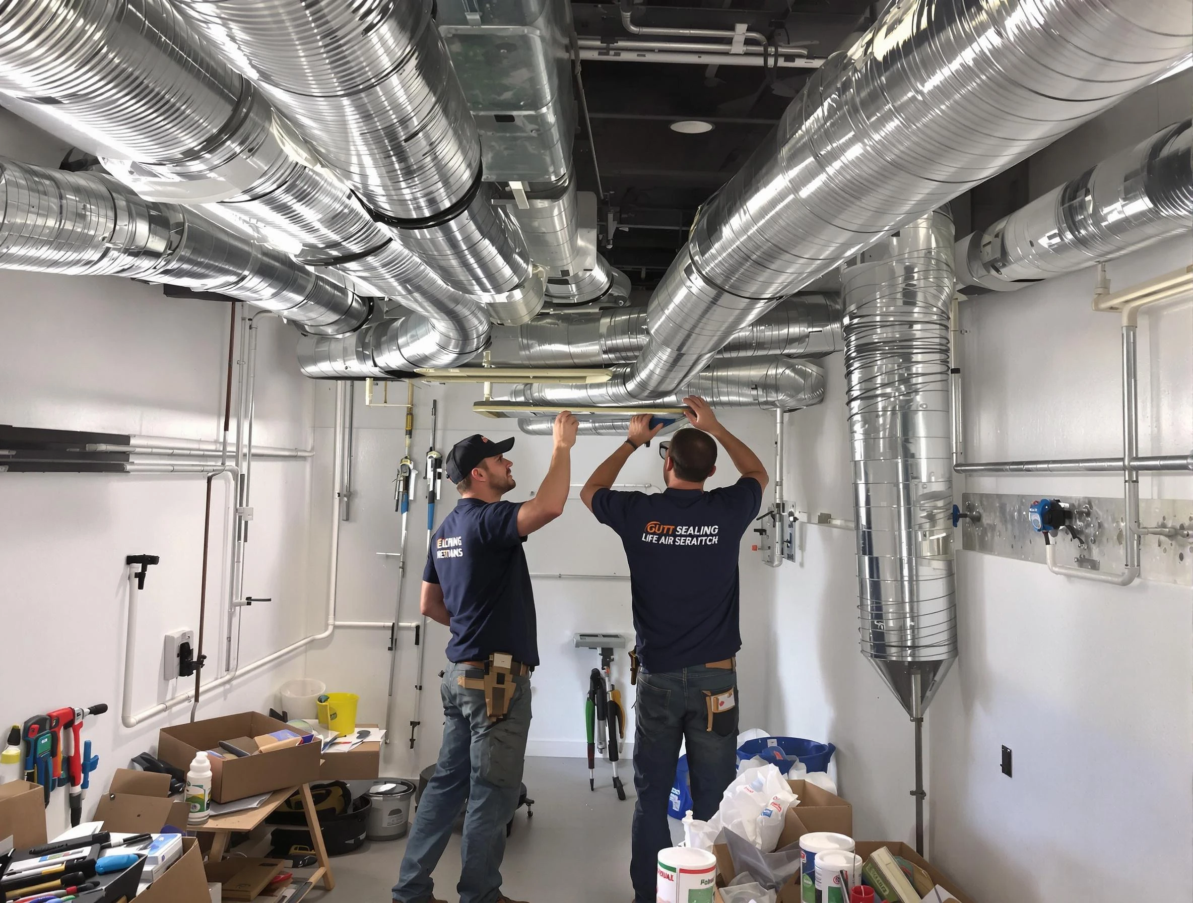 Anthem Air Duct Cleaning technician applying professional duct sealing solutions in Anthem