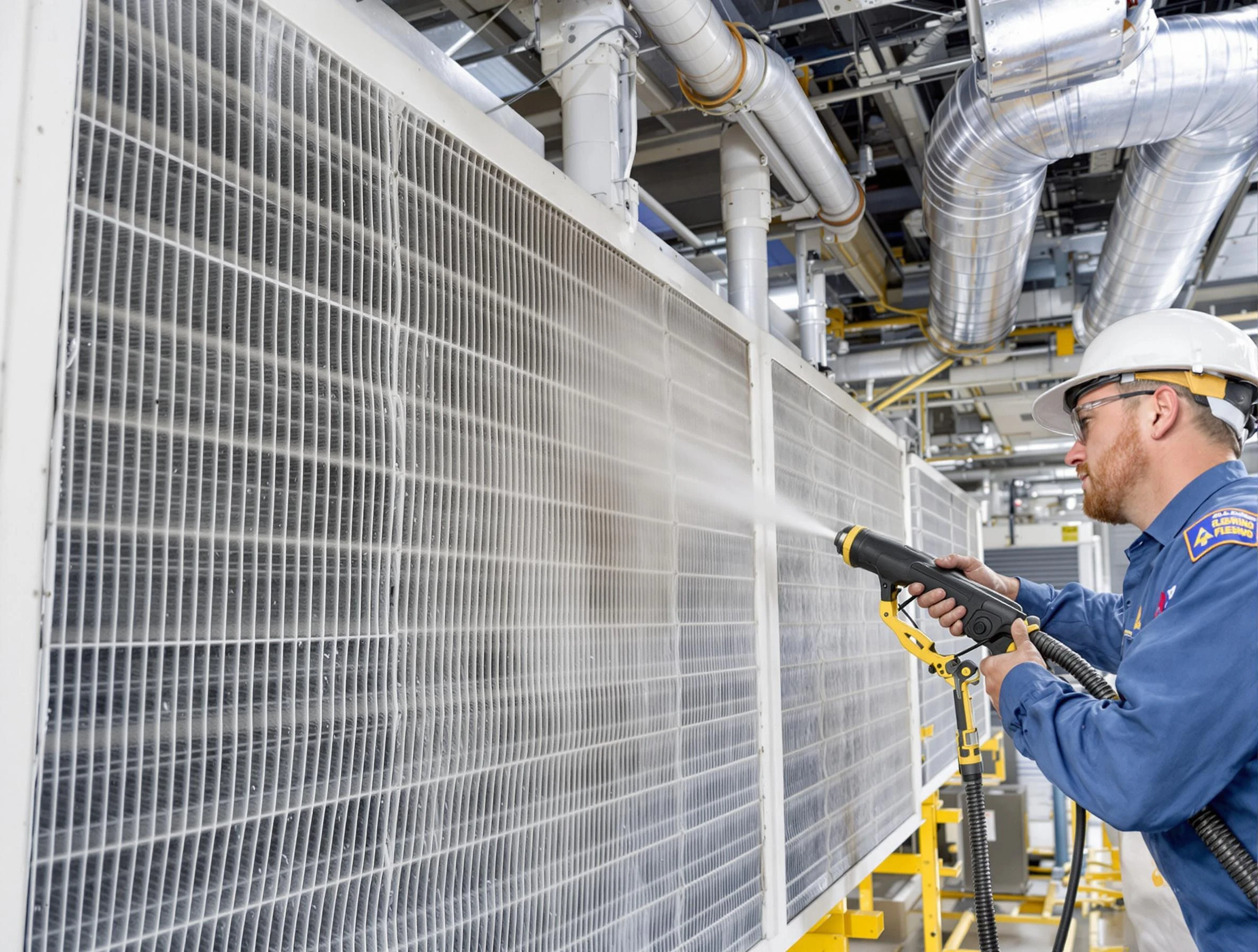 Professional commercial coil cleaning by Anthem Air Duct Cleaning in Anthem