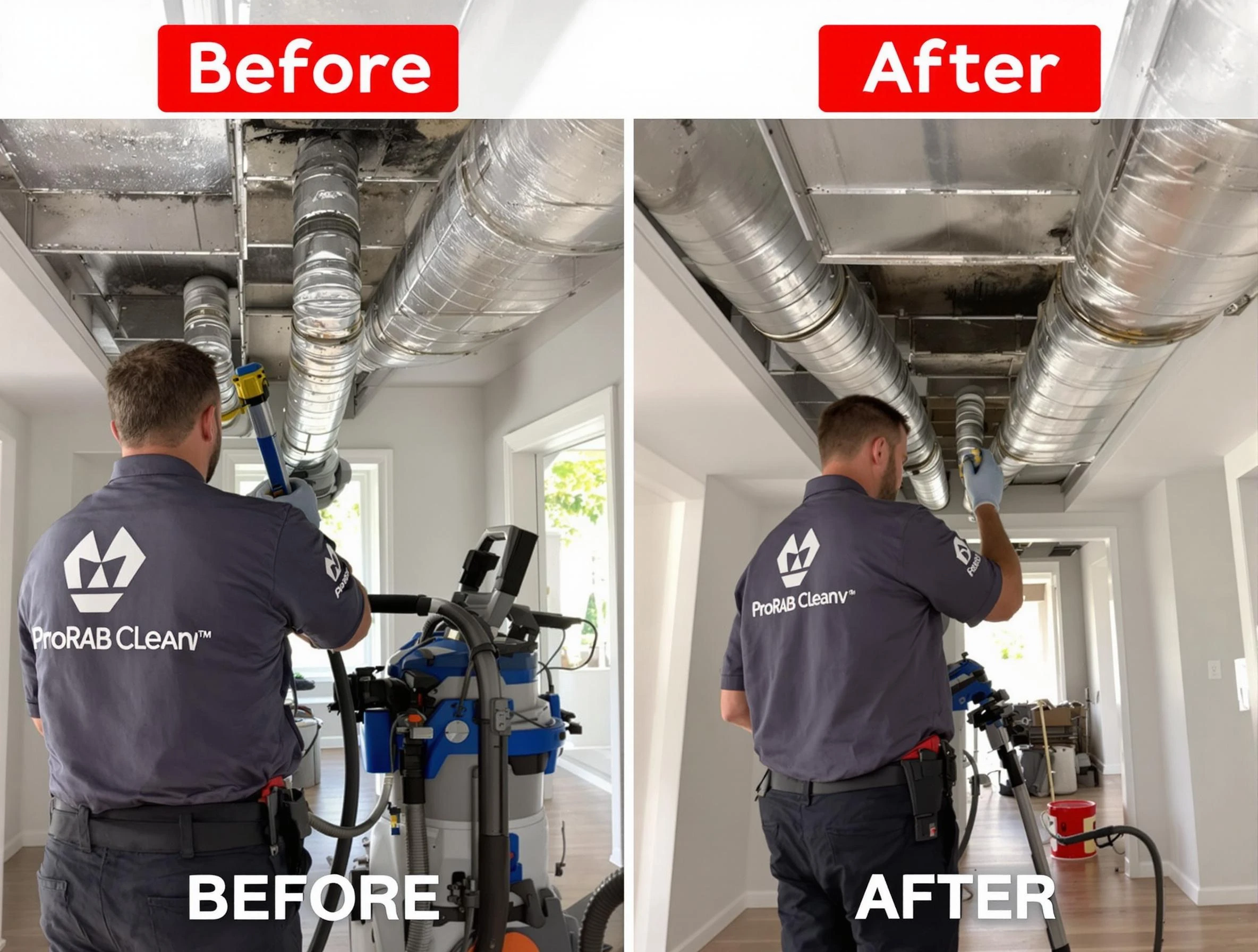 Anthem Air Duct Cleaning expert performing thorough residential duct cleaning in a Anthem home